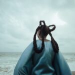 Photo blue dress